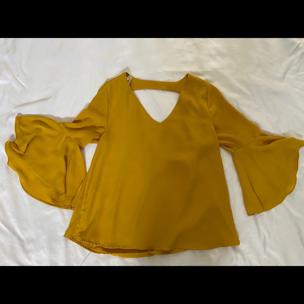 Mustard colored top